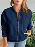 Oversize Reißverschlussjacke Damen | Lässige Schicht für Alltag & Stil